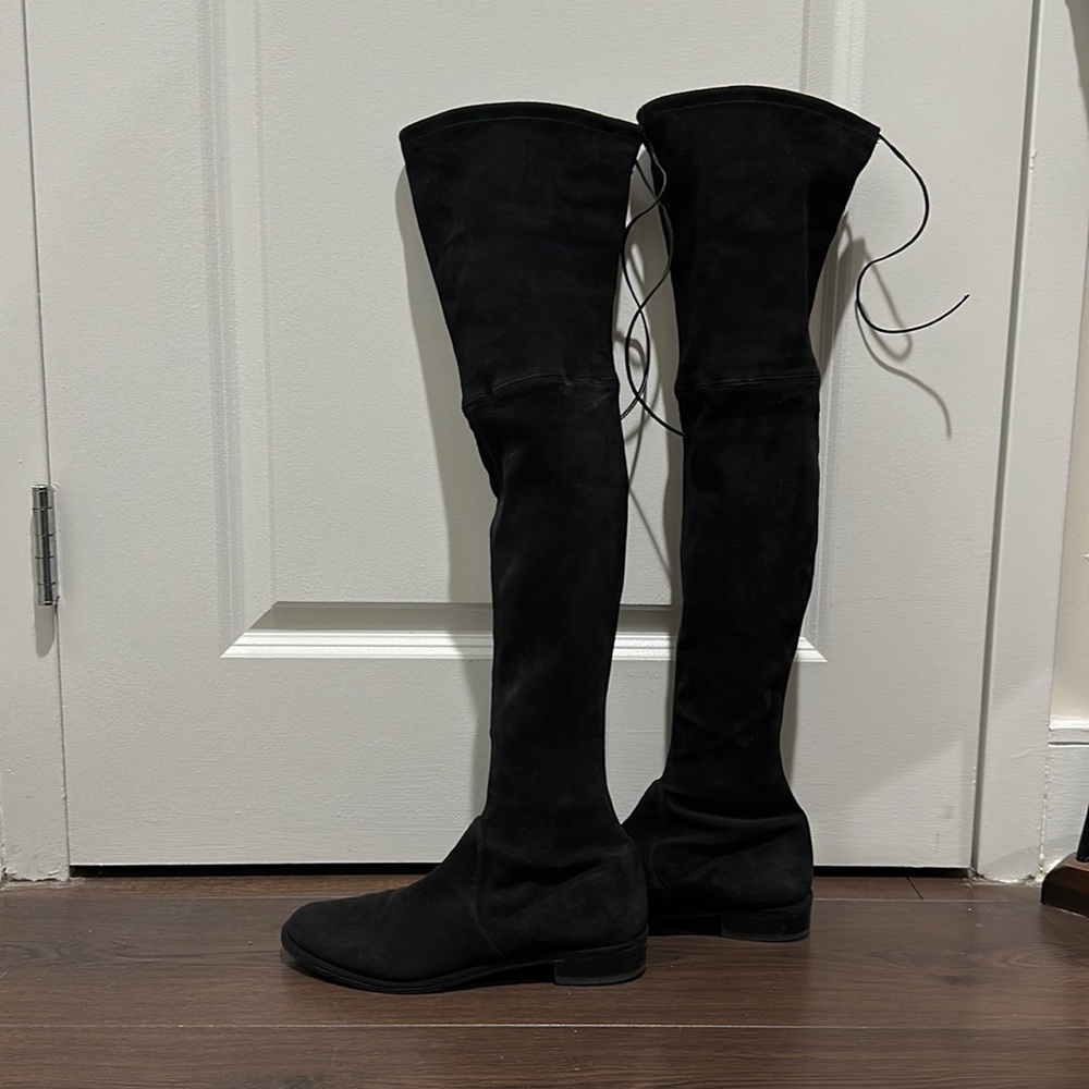 Stuart Weitzman Lowland suede boots black Size 8